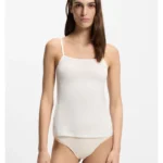 Stretch-jersey vest with adjustable straps