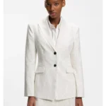 Regular-fit blazer with pinstripe