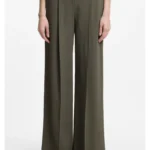 Regular-fit trousers in pinstripe stretch crepe