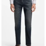 Maine Regular-fit jeans in indigo stretch cotton-blend