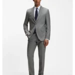 BOSS ONE Two-piece regular-fit suit in a wool blend