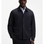 Regular-fit jacket in stretch jersey