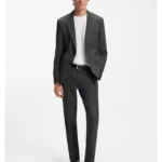 Extra-slim-fit suit in a stretch-wool blend