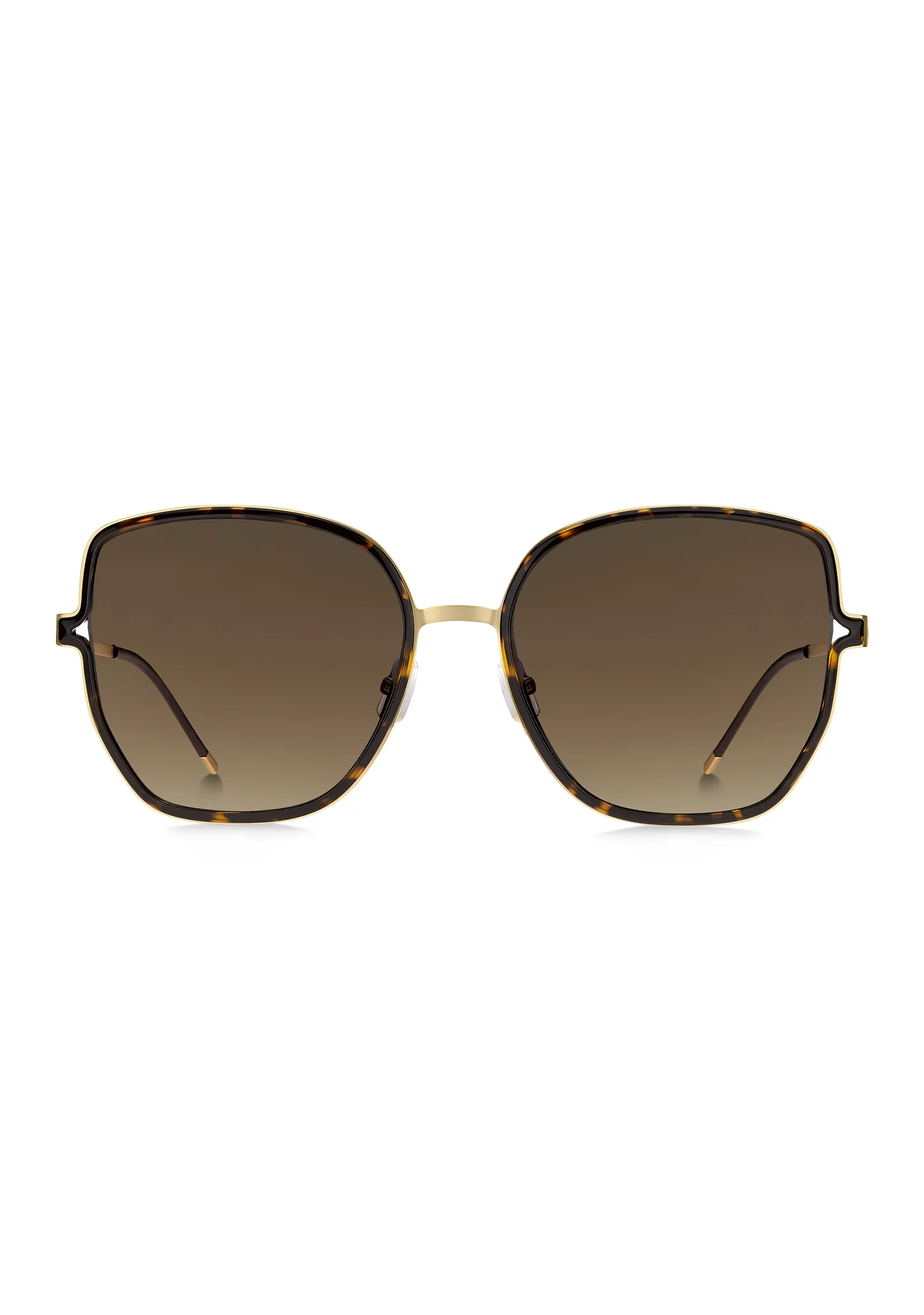 hbeu58098936_999_200 Havana-frame sunglasses with forked temples and branded chain - Image 1