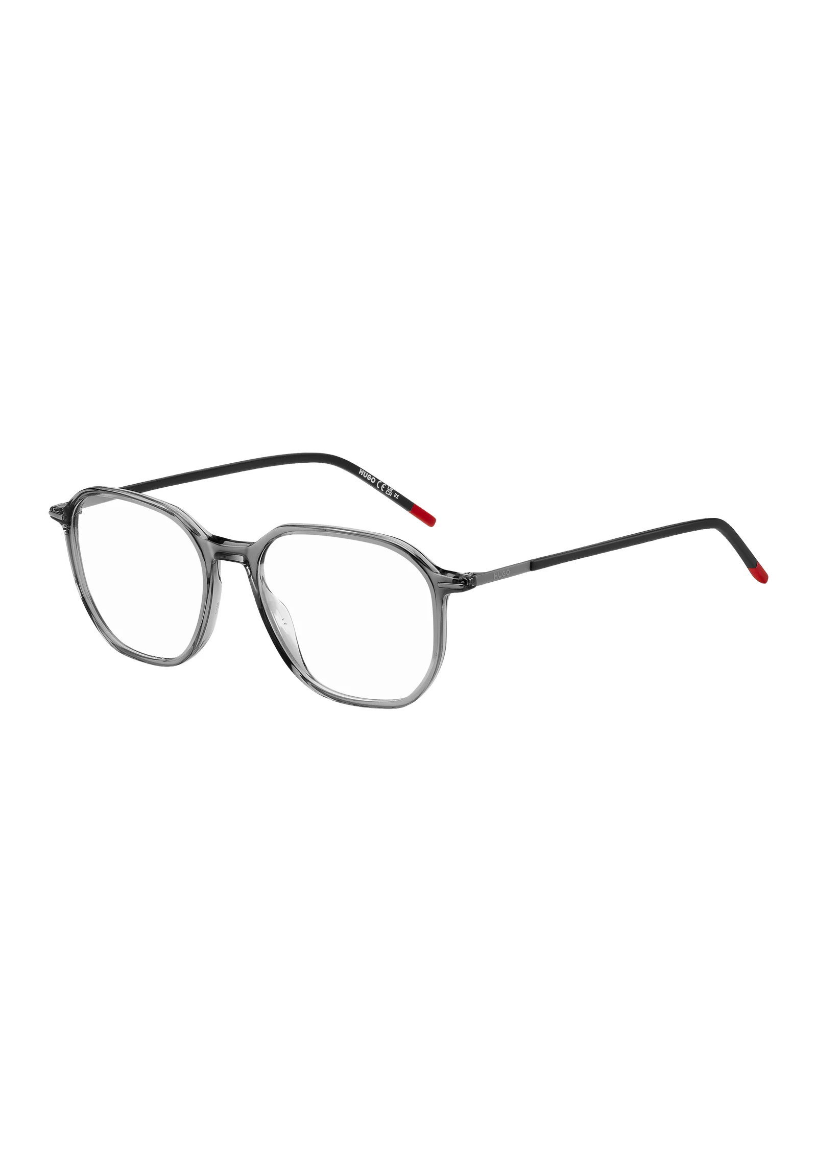 hbeu58114950_999_220 Transparent-acetate optical frames with branded temples - Image 1