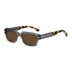 Transparent-acetate sunglasses with Havana detailing