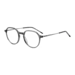 Grey-acetate optical frames with metal temples