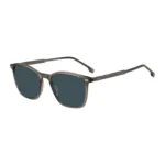 Brown-grey sunglasses with stripe detail