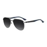 Double-bridge sunglasses with carbon-fibre temples