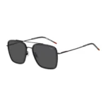 Dark-grey sunglasses with flex hinges