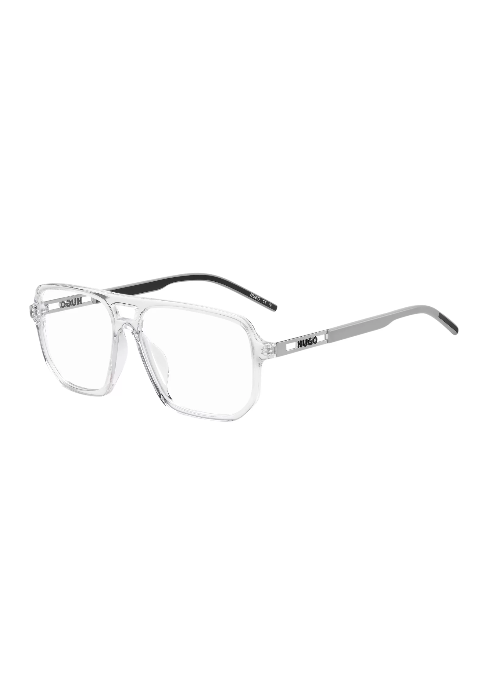 hbeu58610619_999_220 Clear-acetate optical frames with cut-out logo - Image 1