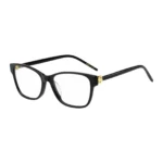 Black-acetate optical frames with Double B monogram