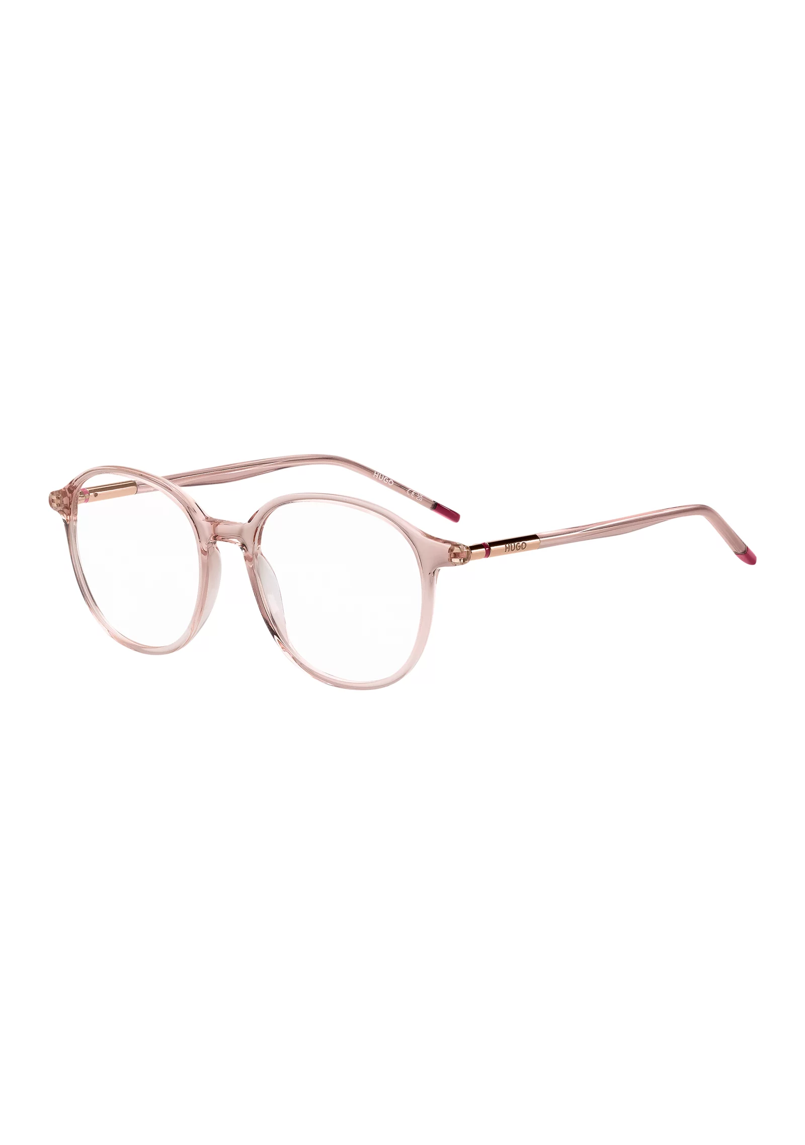 hbeu58615746_999_220 Pink-acetate optical frames with tubular temples - Image 1
