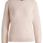 Relaxed-fit sweater in cotton, Light Pink